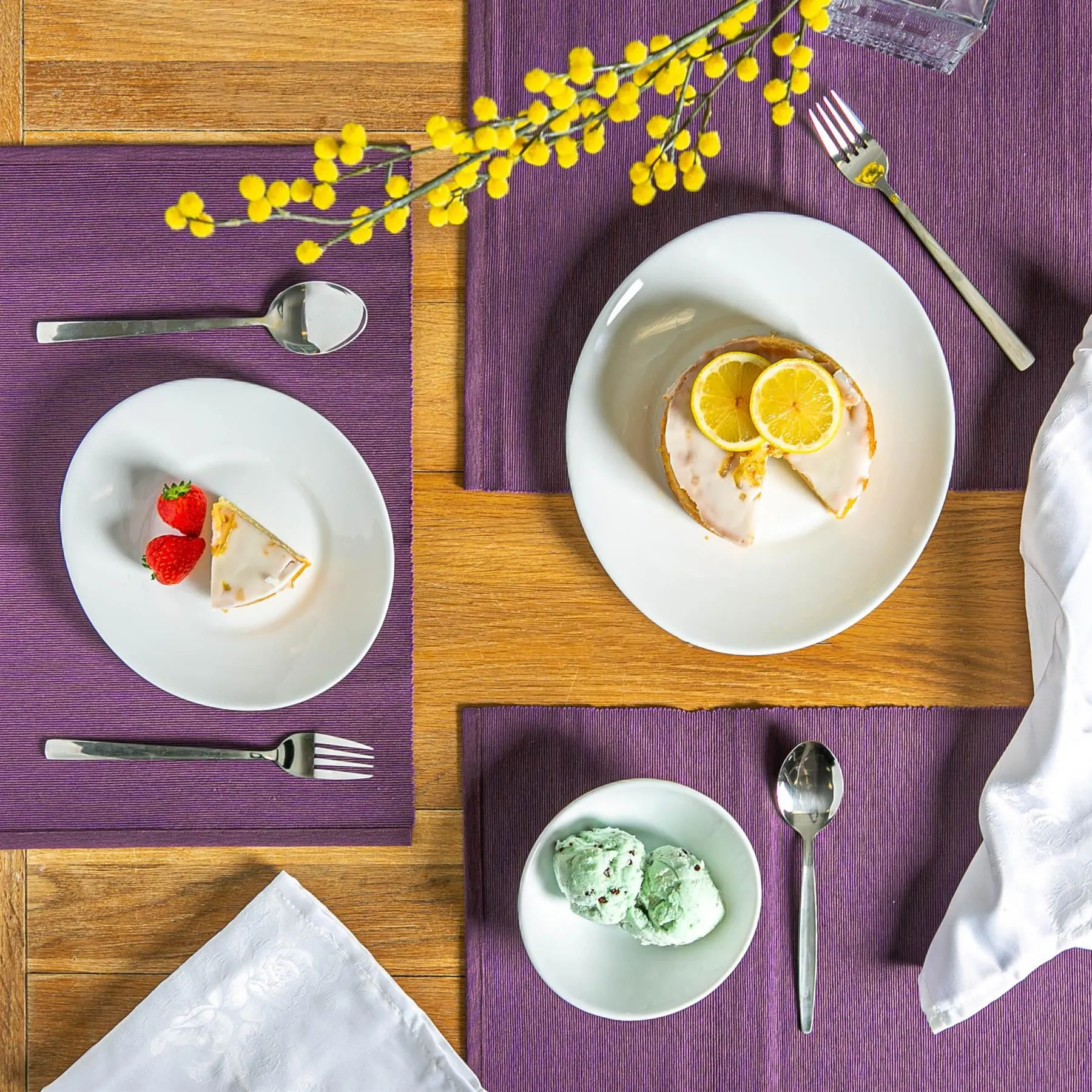 27cm x 24cm Prometeo White Oval Glass Dinner Plates - Pack of Six - By Bormioli Rocco