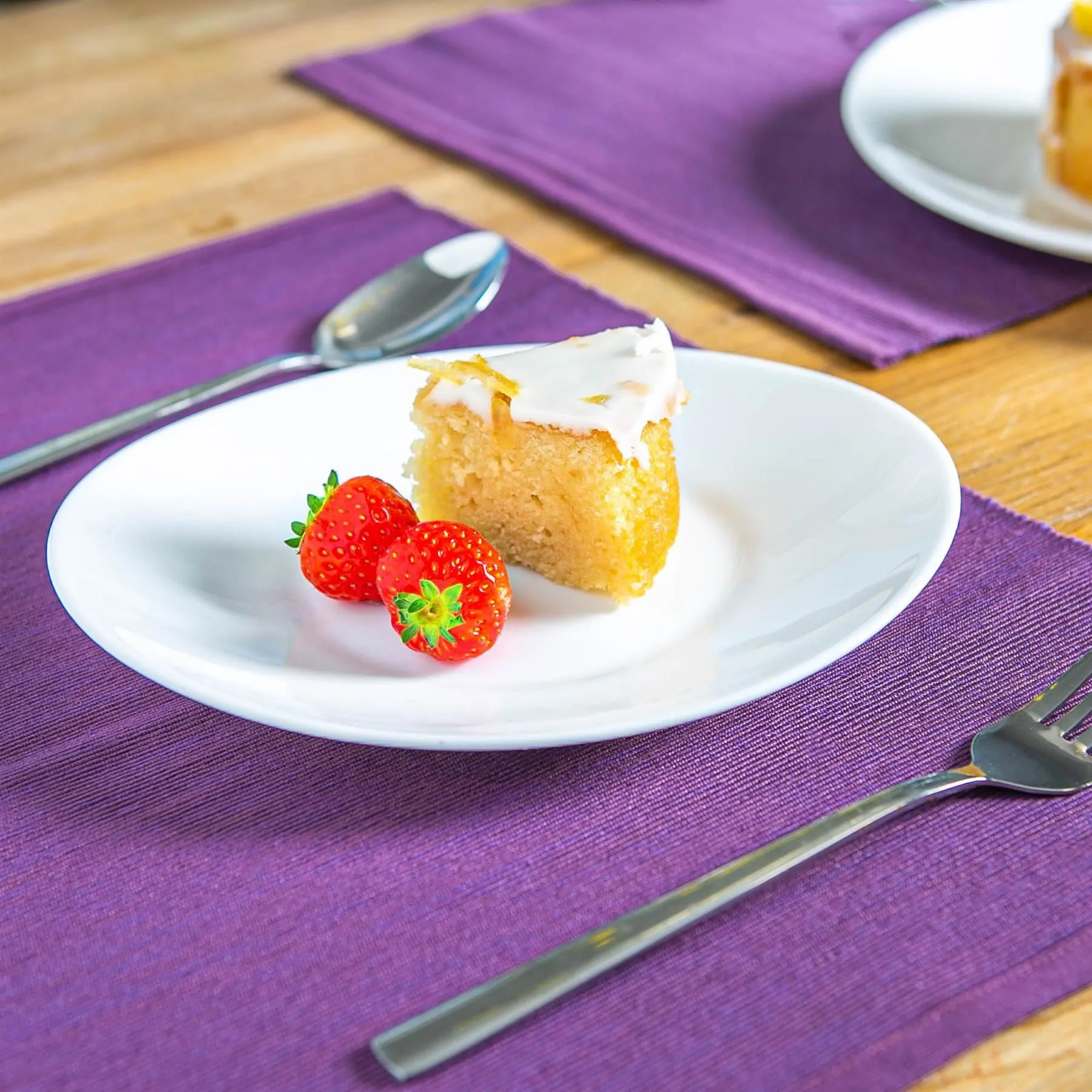 27cm x 24cm Prometeo White Oval Glass Dinner Plates - Pack of Six - By Bormioli Rocco