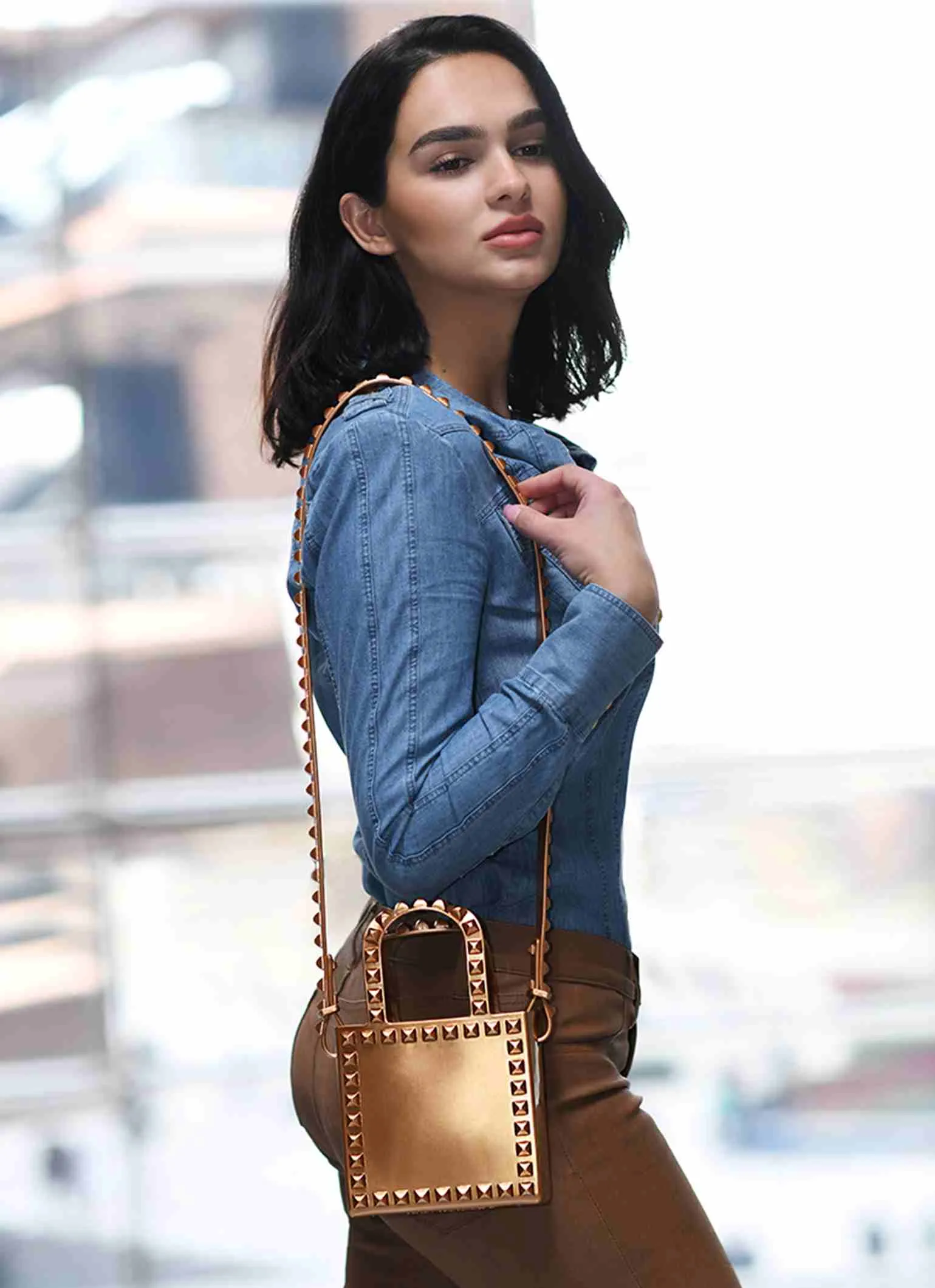 Alice Mini Shoulder Bag - Metallic Jelly