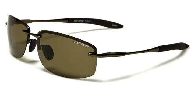 Anti-Glare Polarized Rimless Sports Sunglasses