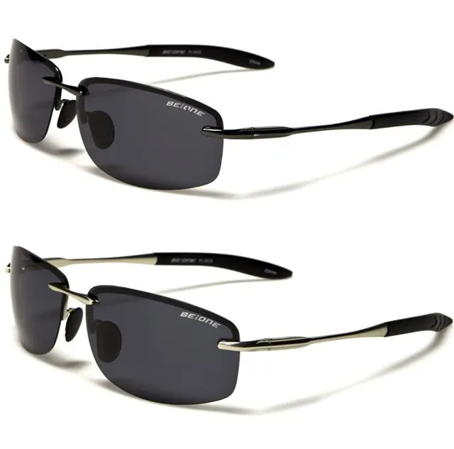 Anti-Glare Polarized Rimless Sports Sunglasses