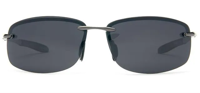 Anti-Glare Polarized Rimless Sports Sunglasses