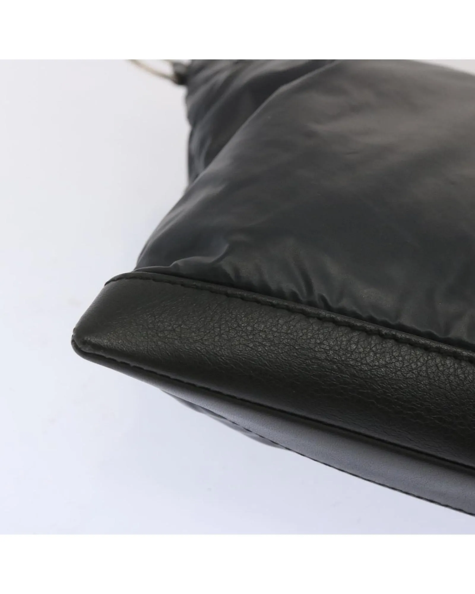 Black Nylon Leather Clutch Bag - Balenciaga 273023