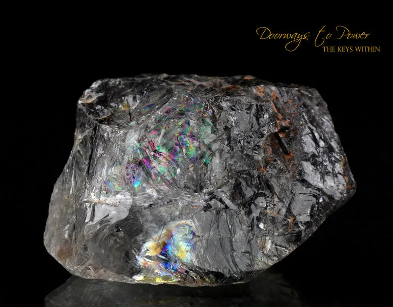 Brookite in Natural Manifestation Quartz Crystal XL
