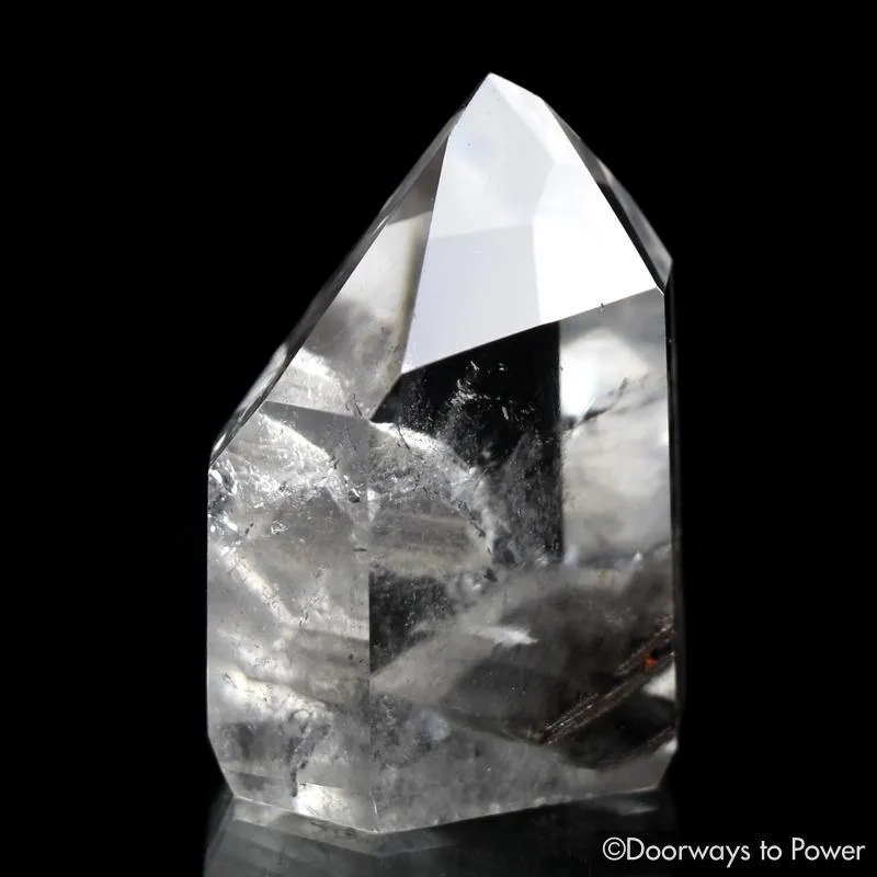 Brookite in Natural Manifestation Quartz Point