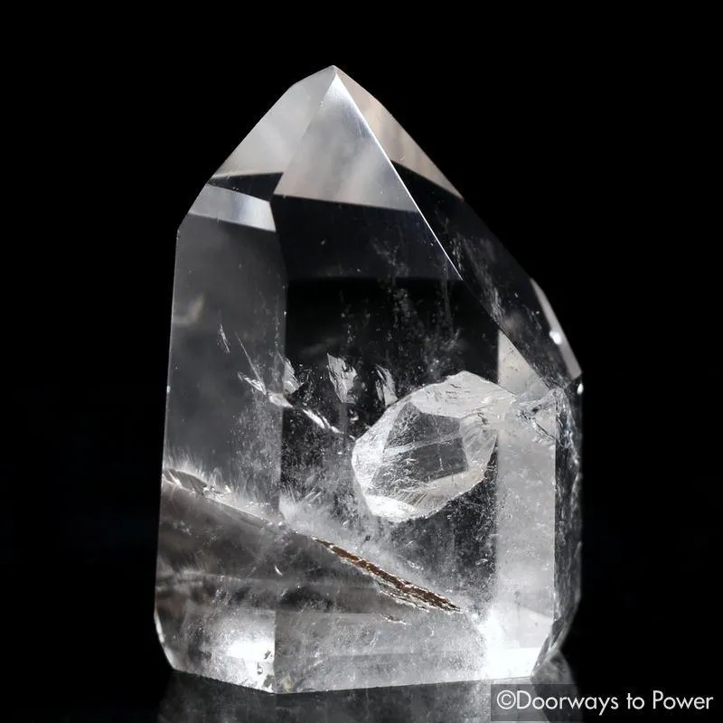 Brookite in Natural Manifestation Quartz Point