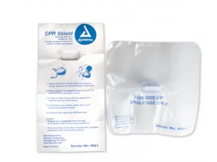 Case of 100 CPR Face Shields