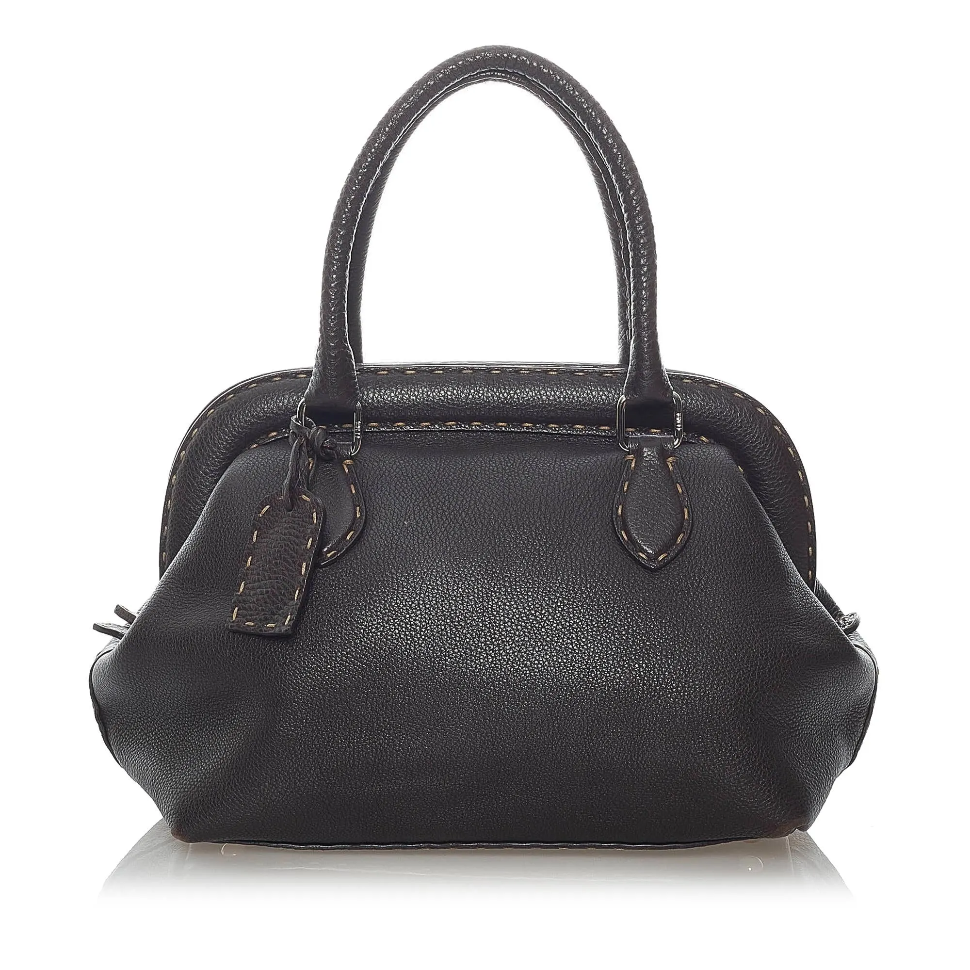 Fendi Selleria Leather Handbag (SHG-30990)