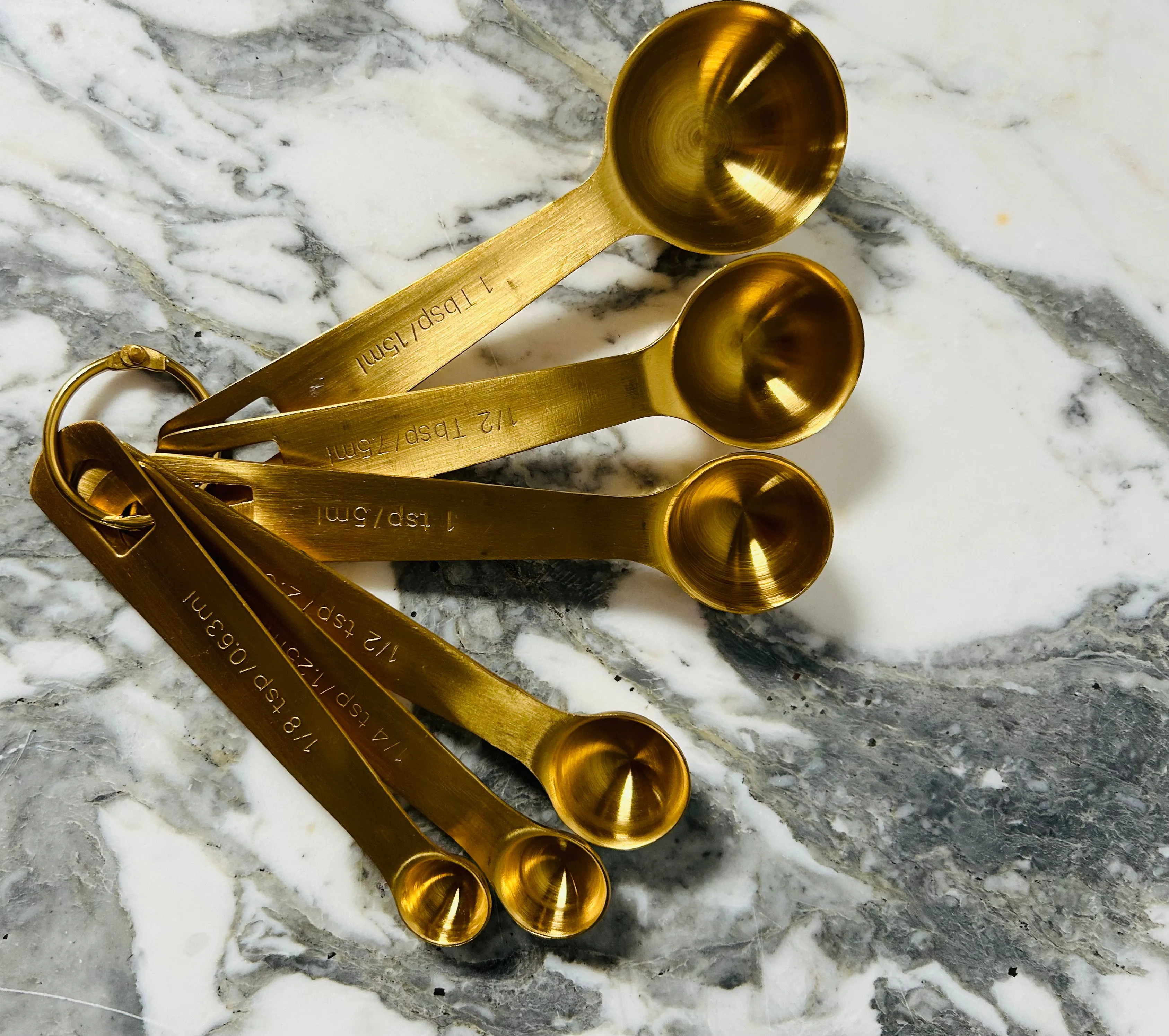 Gold Measuring Spoons