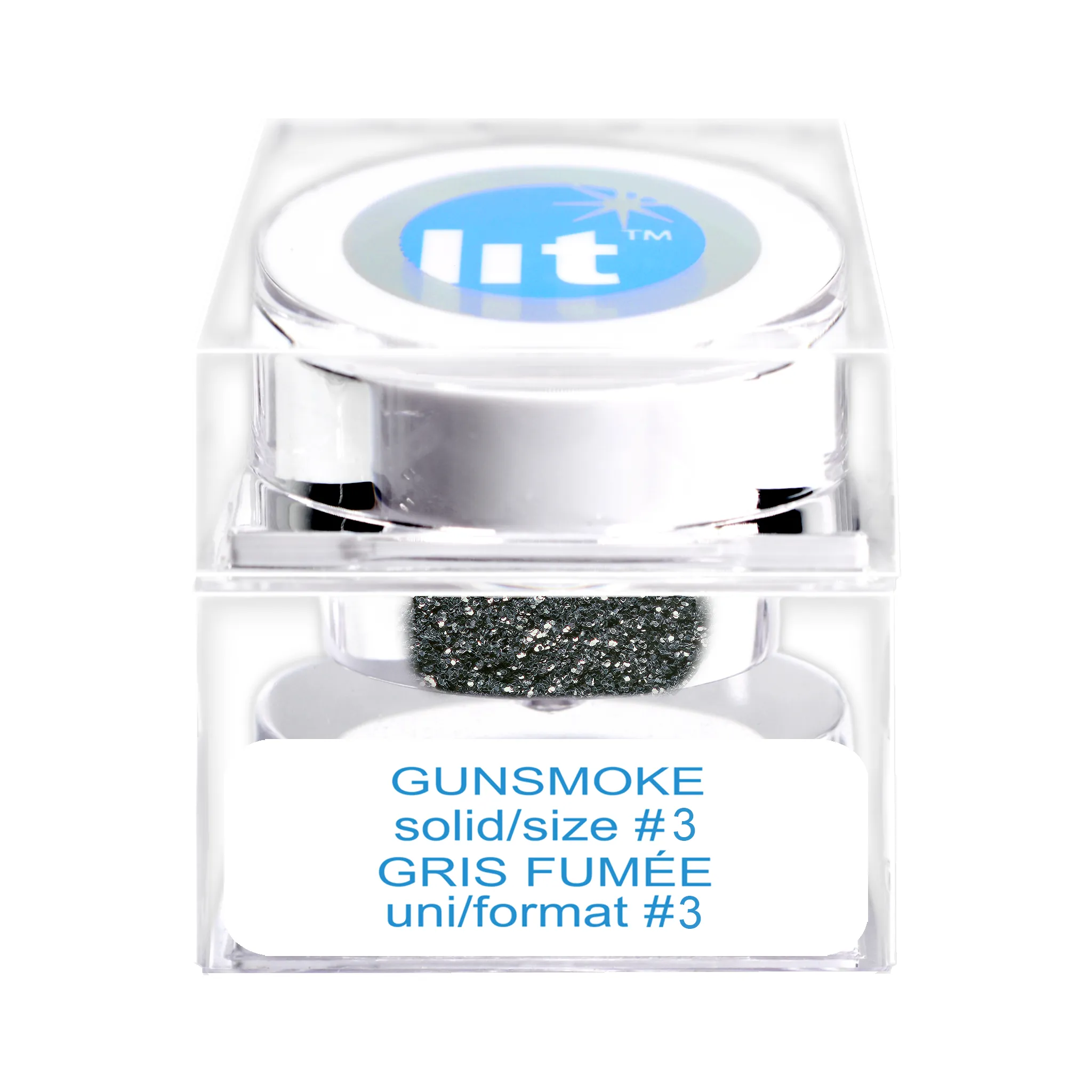 Gunsmoke Glitter (Solid)