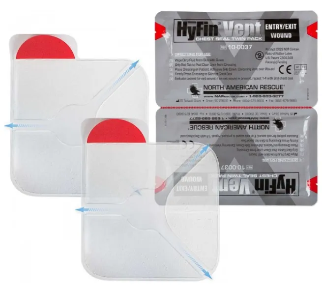 Hyfin Vent Chest Seal: Twin Pack (10-0037)