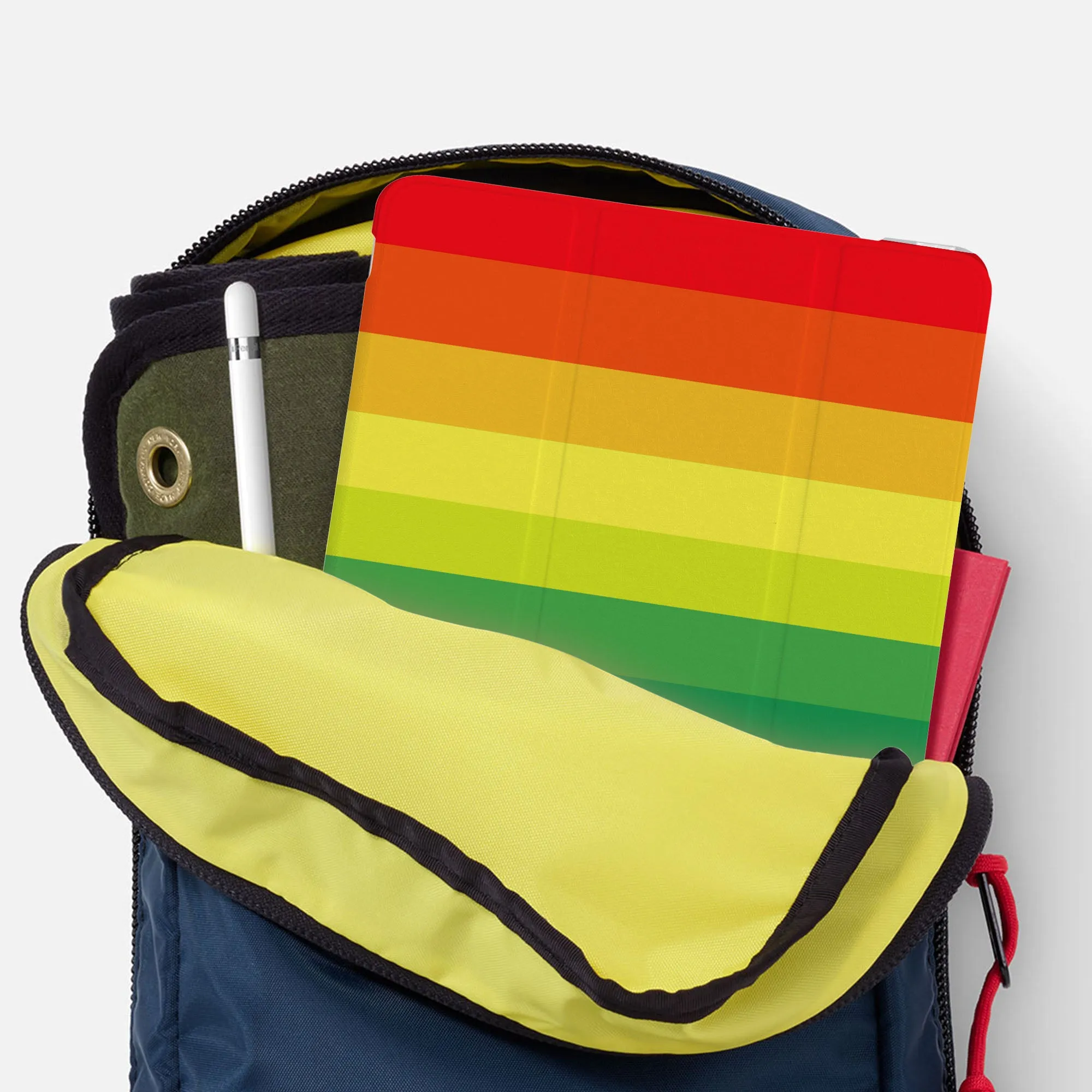iPad SeeThru Case - Rainbow