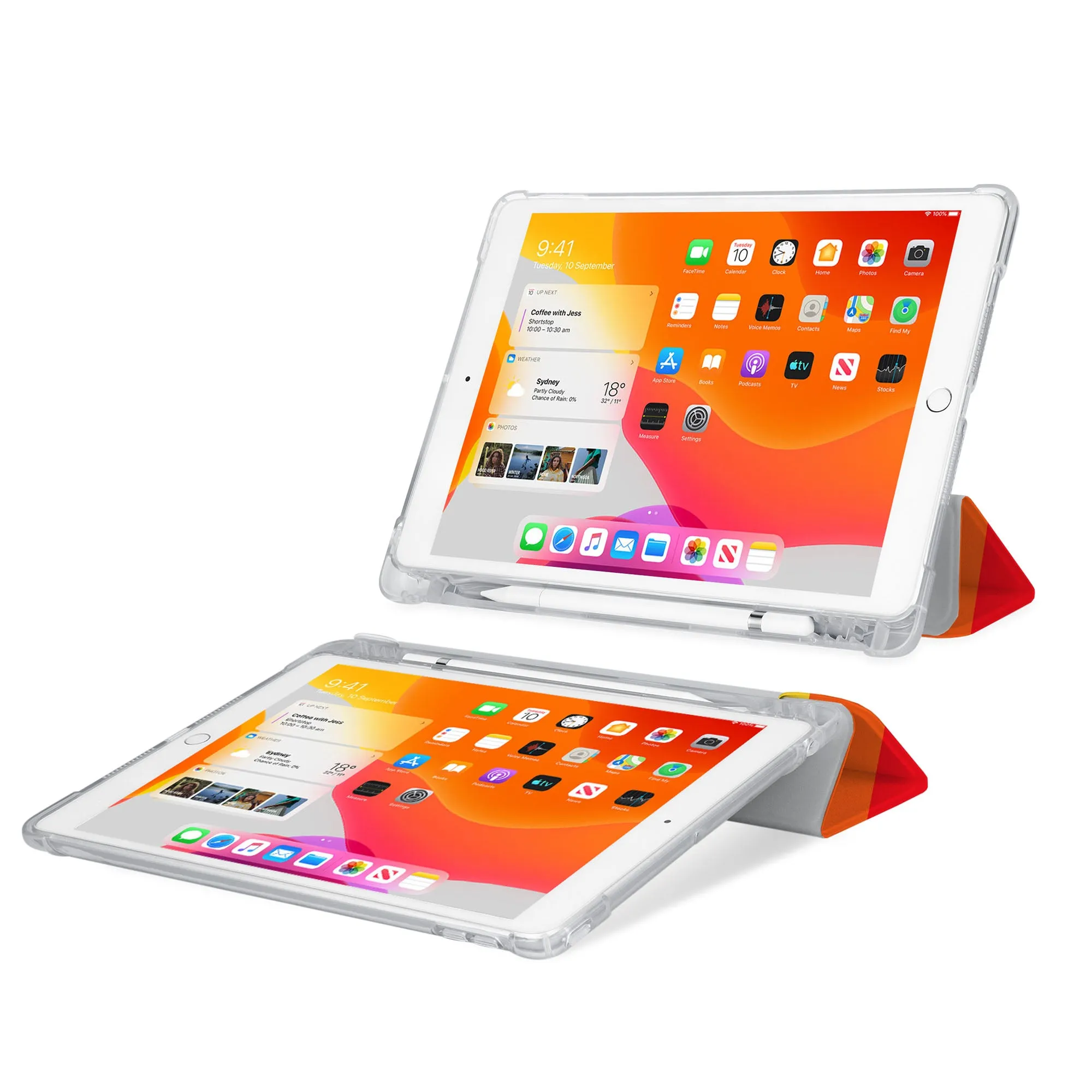 iPad SeeThru Case - Rainbow