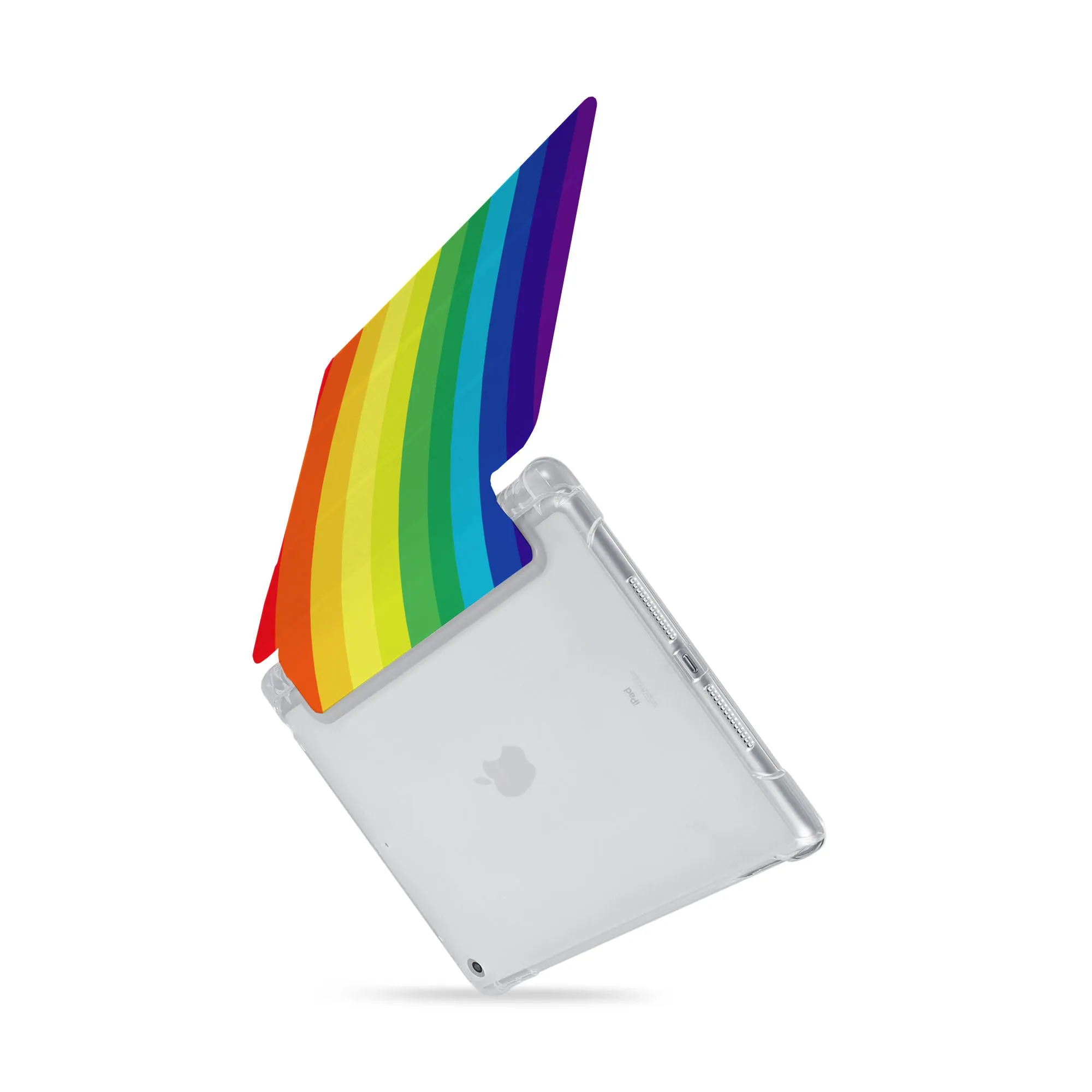 iPad SeeThru Case - Rainbow
