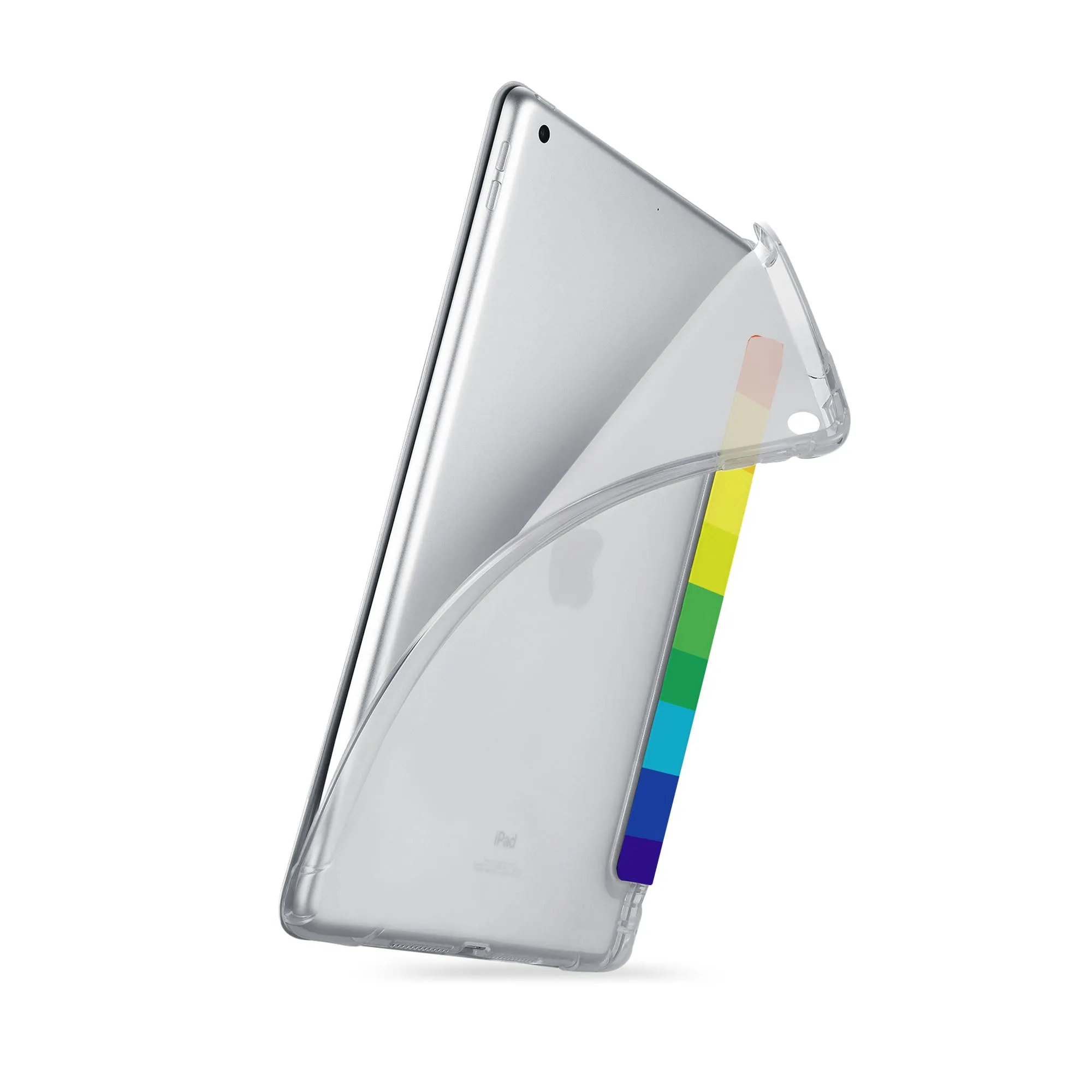 iPad SeeThru Case - Rainbow