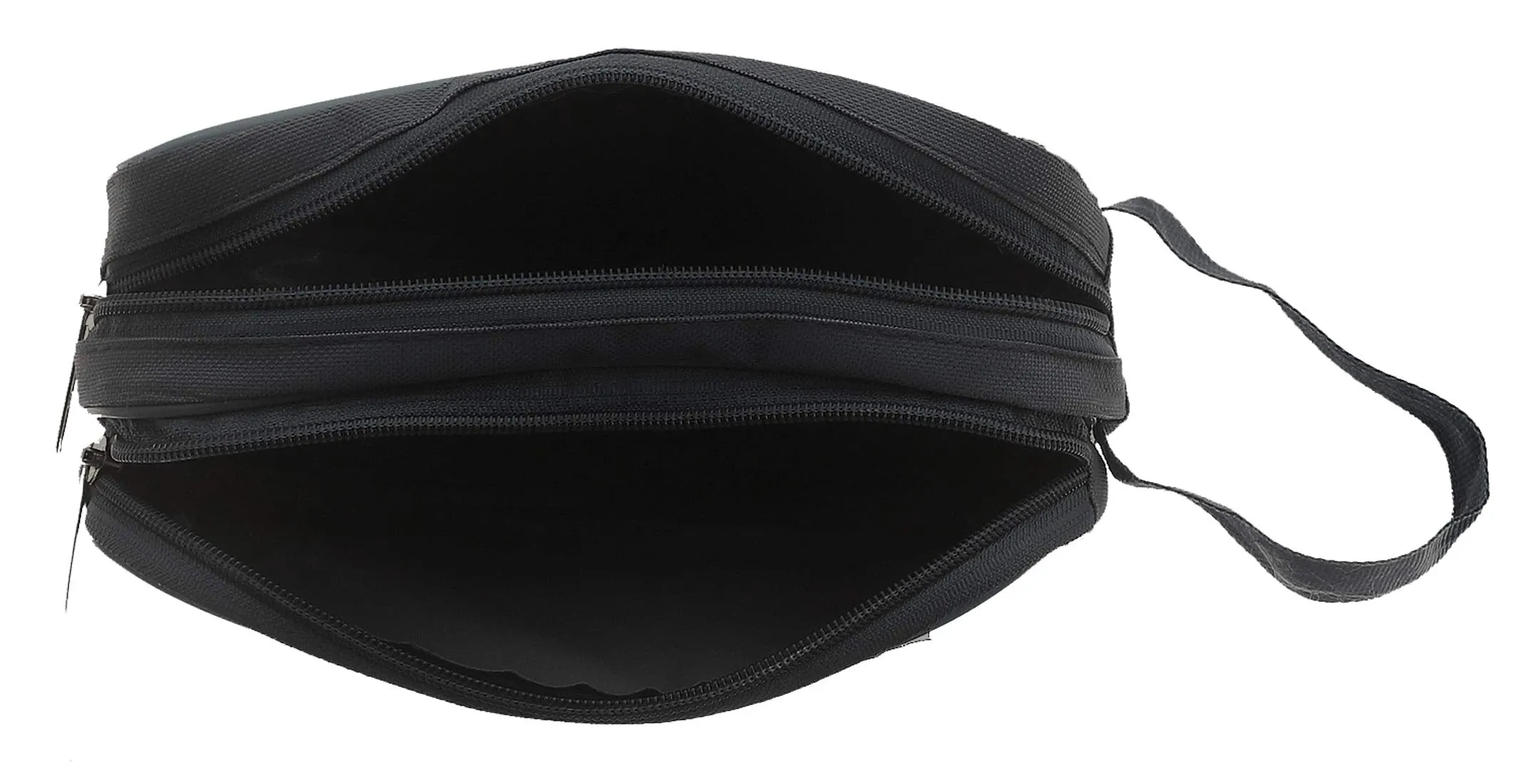 Kuber Industries 2 Pieces Multipurpose Canvas Toiletry Travel Shaving Kit,(Black) - CTKTC31455