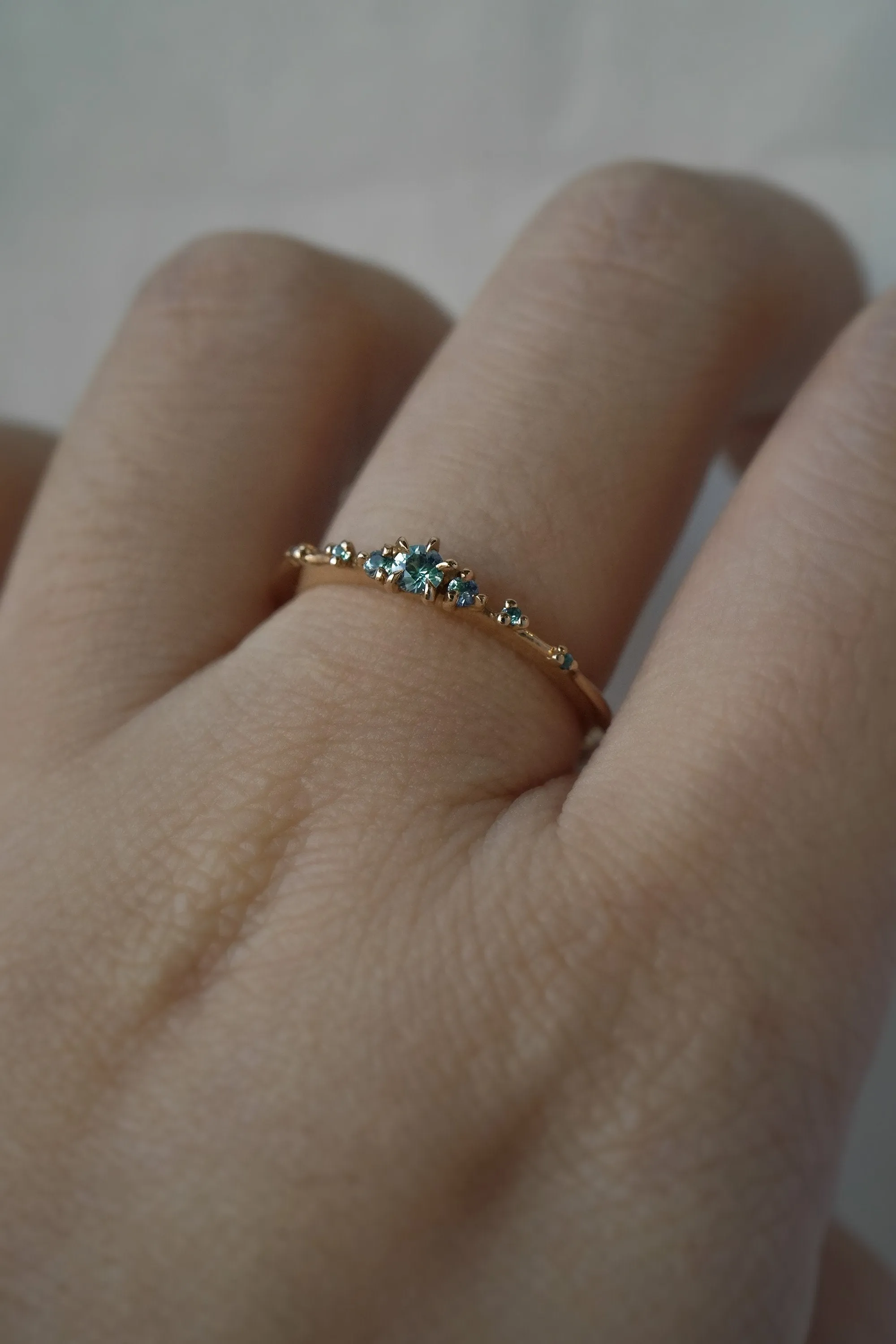 Lab Grown Brilliant Diamond Water Lily Ring