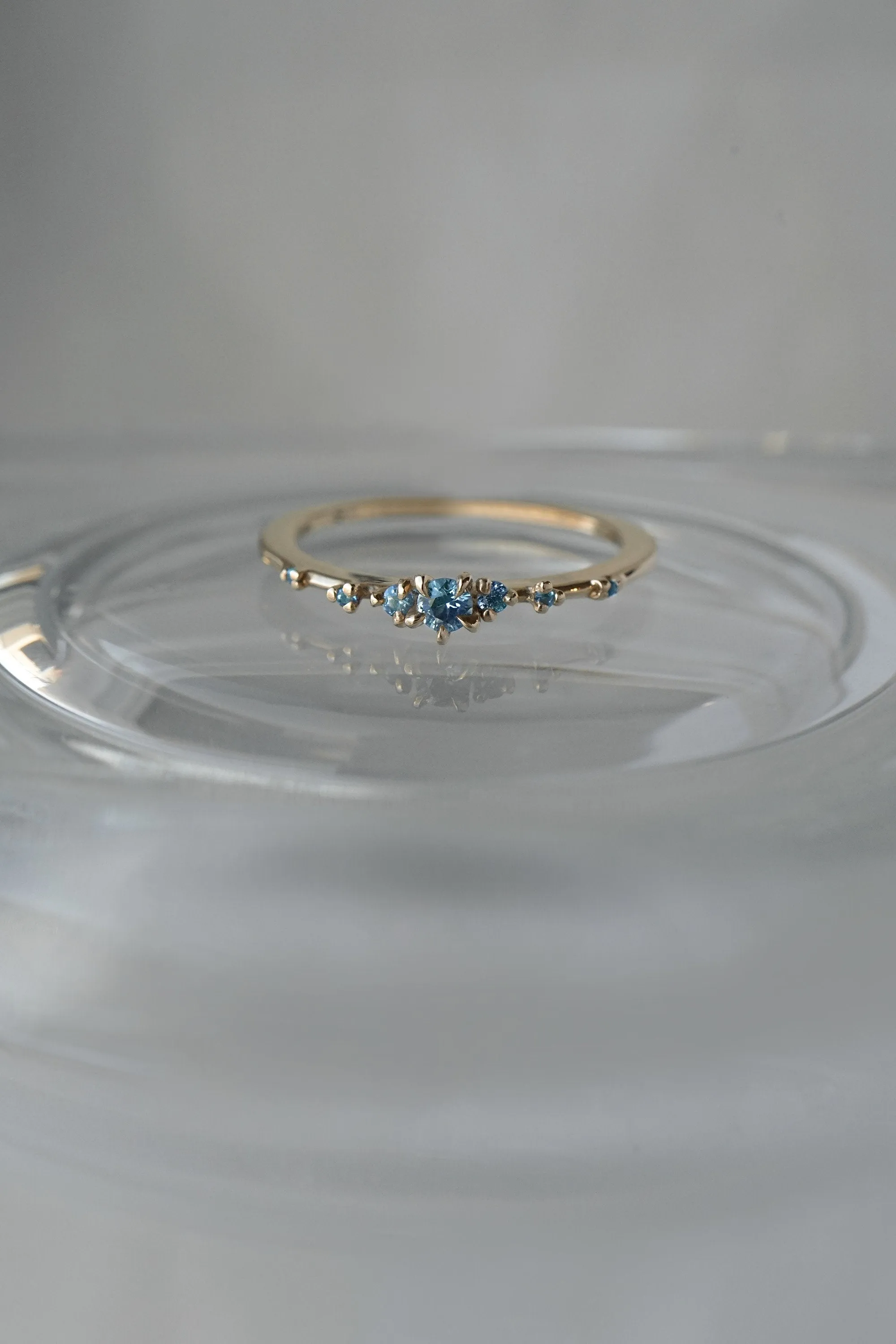 Lab Grown Brilliant Diamond Water Lily Ring