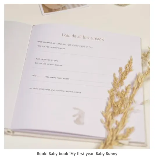 LD 'My First Year' Baby Book Bunny