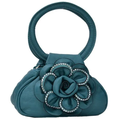 Nina Studded Flower Handbag