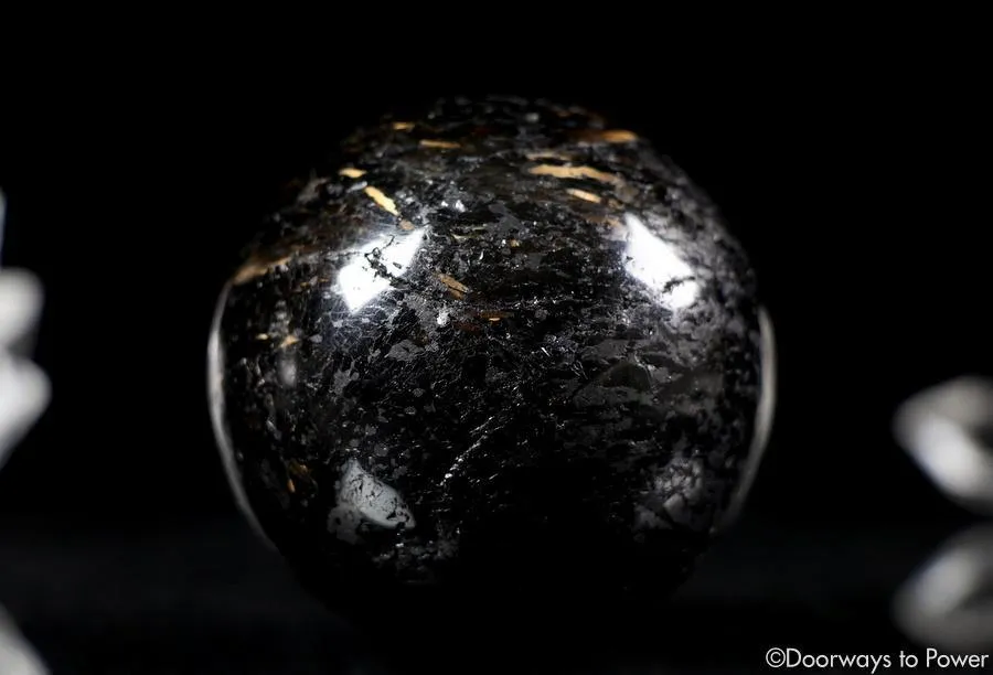 Nuummite Crystal Sphere * Very Rare * 3 Billion years old