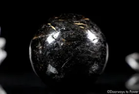 Nuummite Crystal Sphere * Very Rare * 3 Billion years old