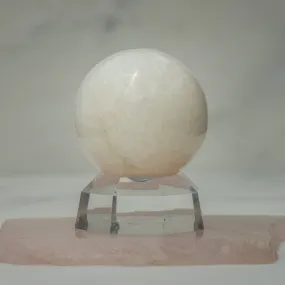 Rare Polished Scolecite Sphere