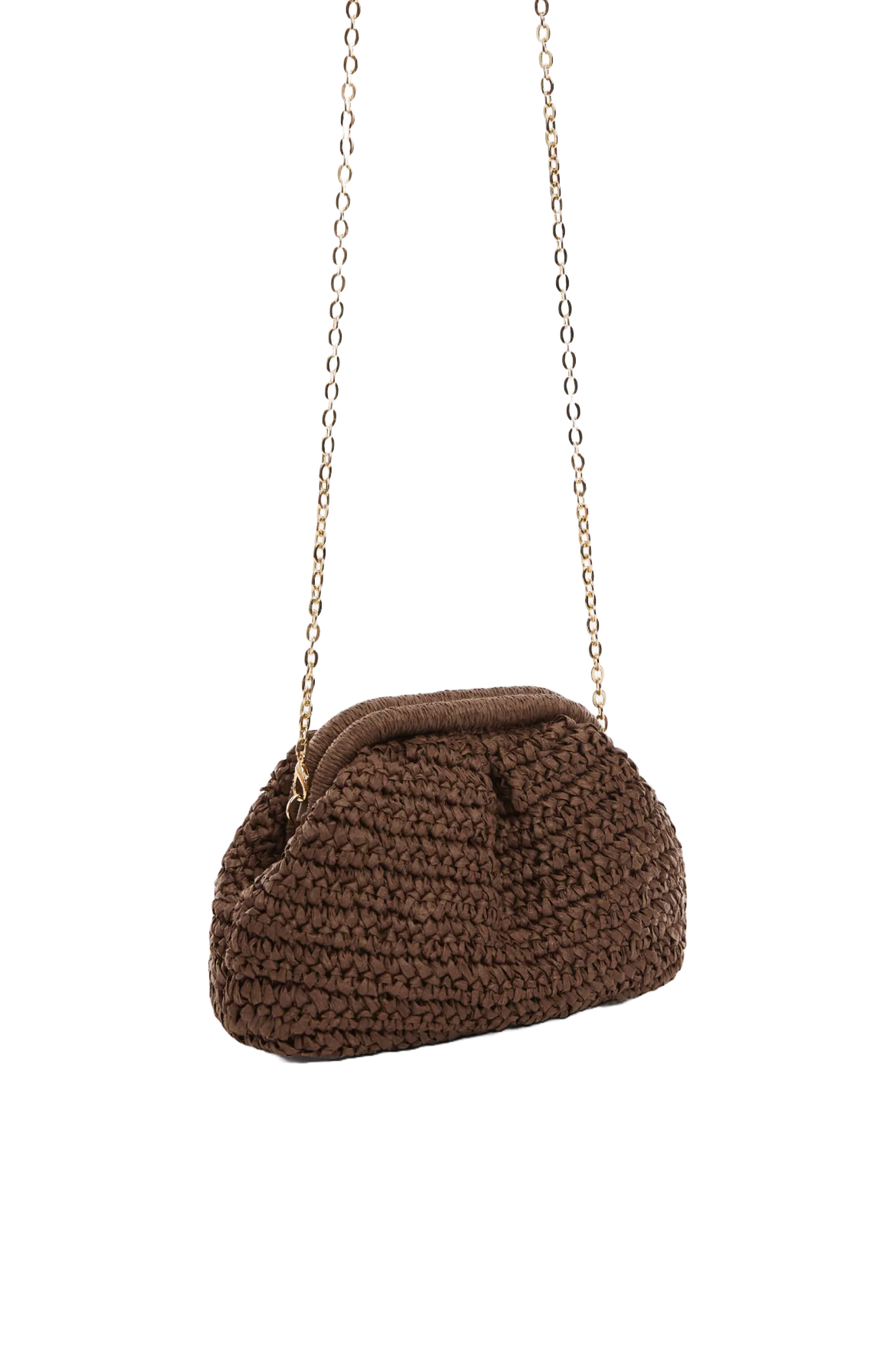 Rattan Clutch Bag