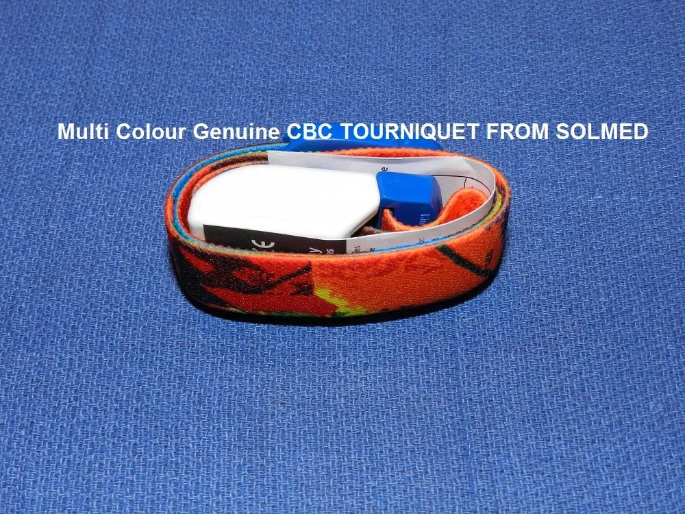 TOURNIQUET REUSABLE CLASSIC WITH MULTI-COLOUR DESIGN X 1