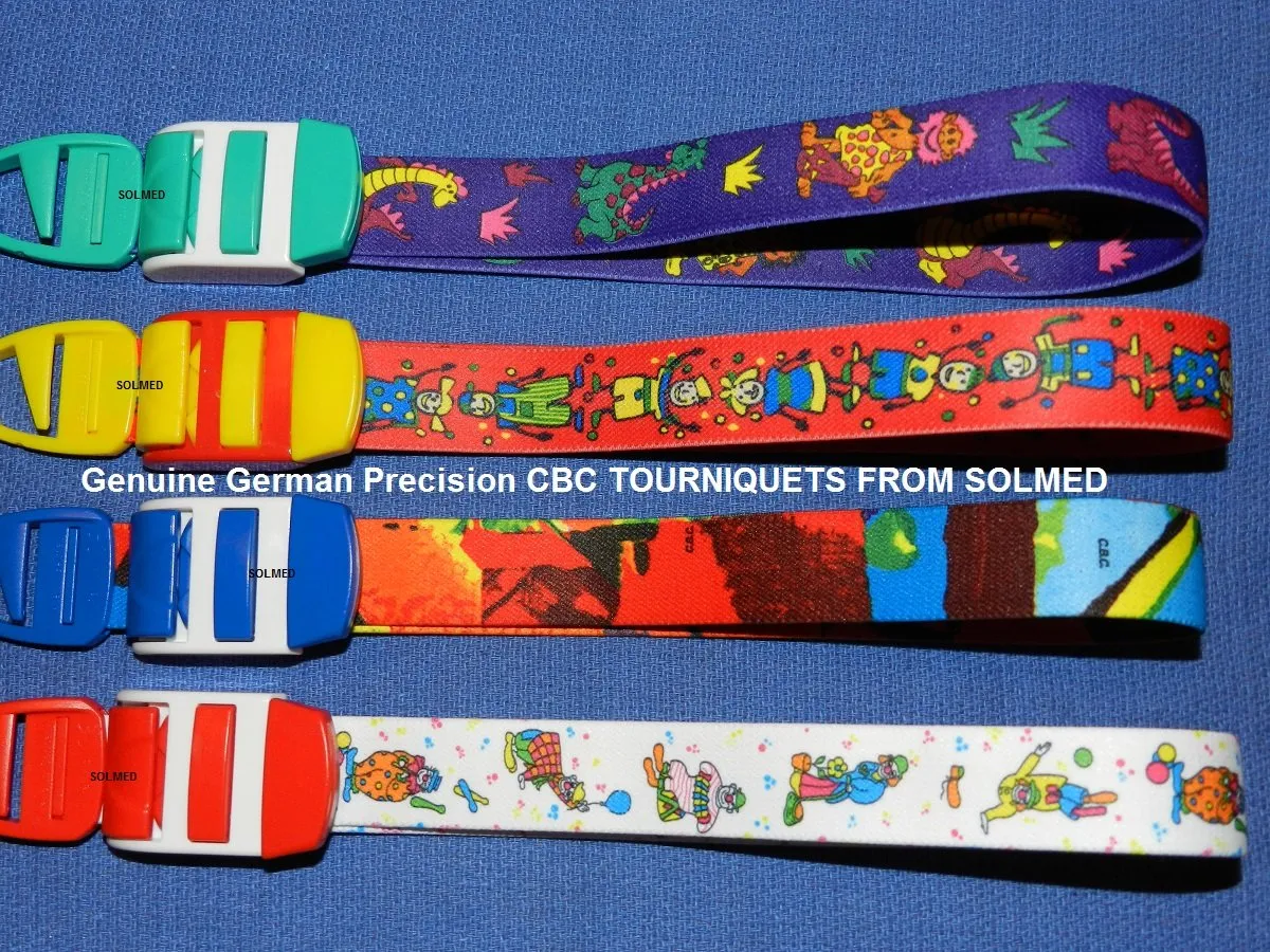 TOURNIQUET REUSABLE CLASSIC WITH MULTI-COLOUR DESIGN X 1