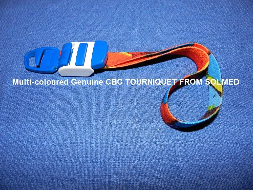 TOURNIQUET REUSABLE CLASSIC WITH MULTI-COLOUR DESIGN X 1